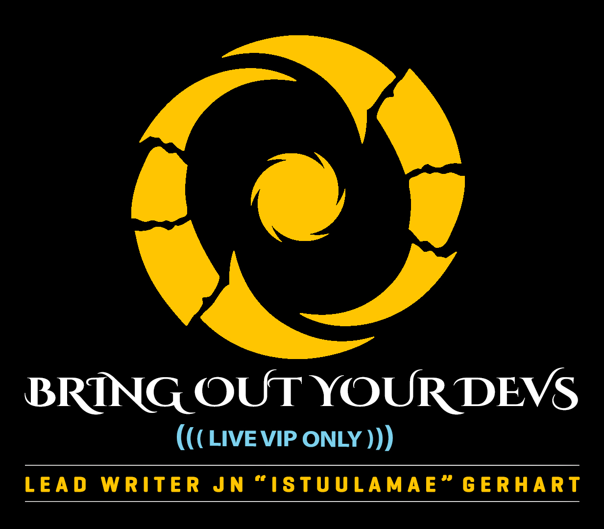2023-Feb 2: promo for Bring Out Your Devs podcast with modified Pantheon logo