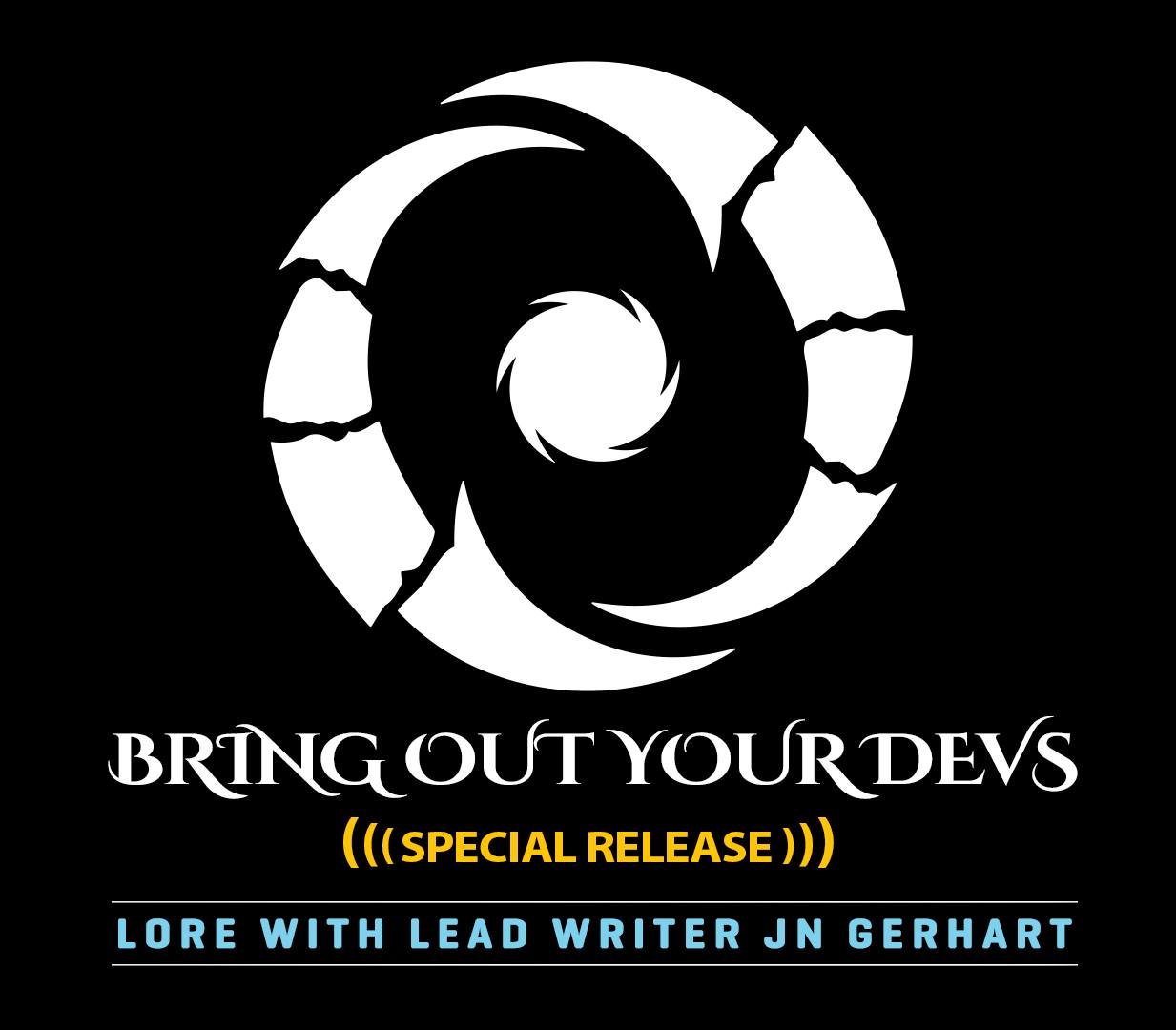 2022-Feb 16: promo for Bring Out Your Devs podcast with modified Pantheon logo