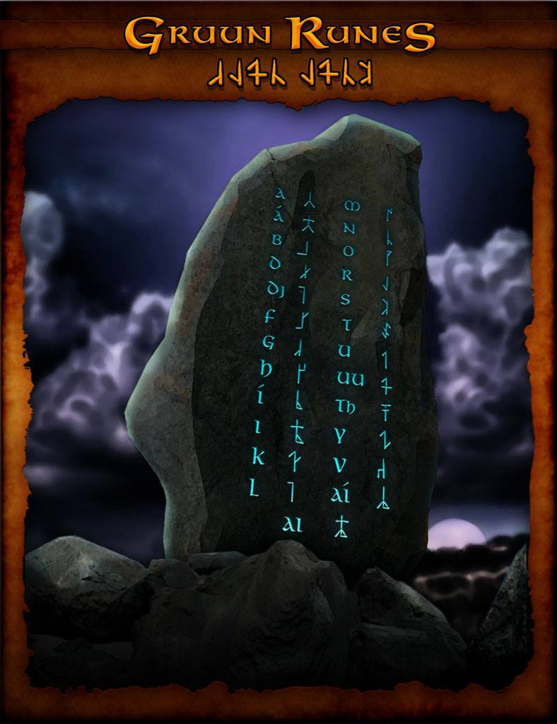 2014-Apr 9: Gruun runes concept