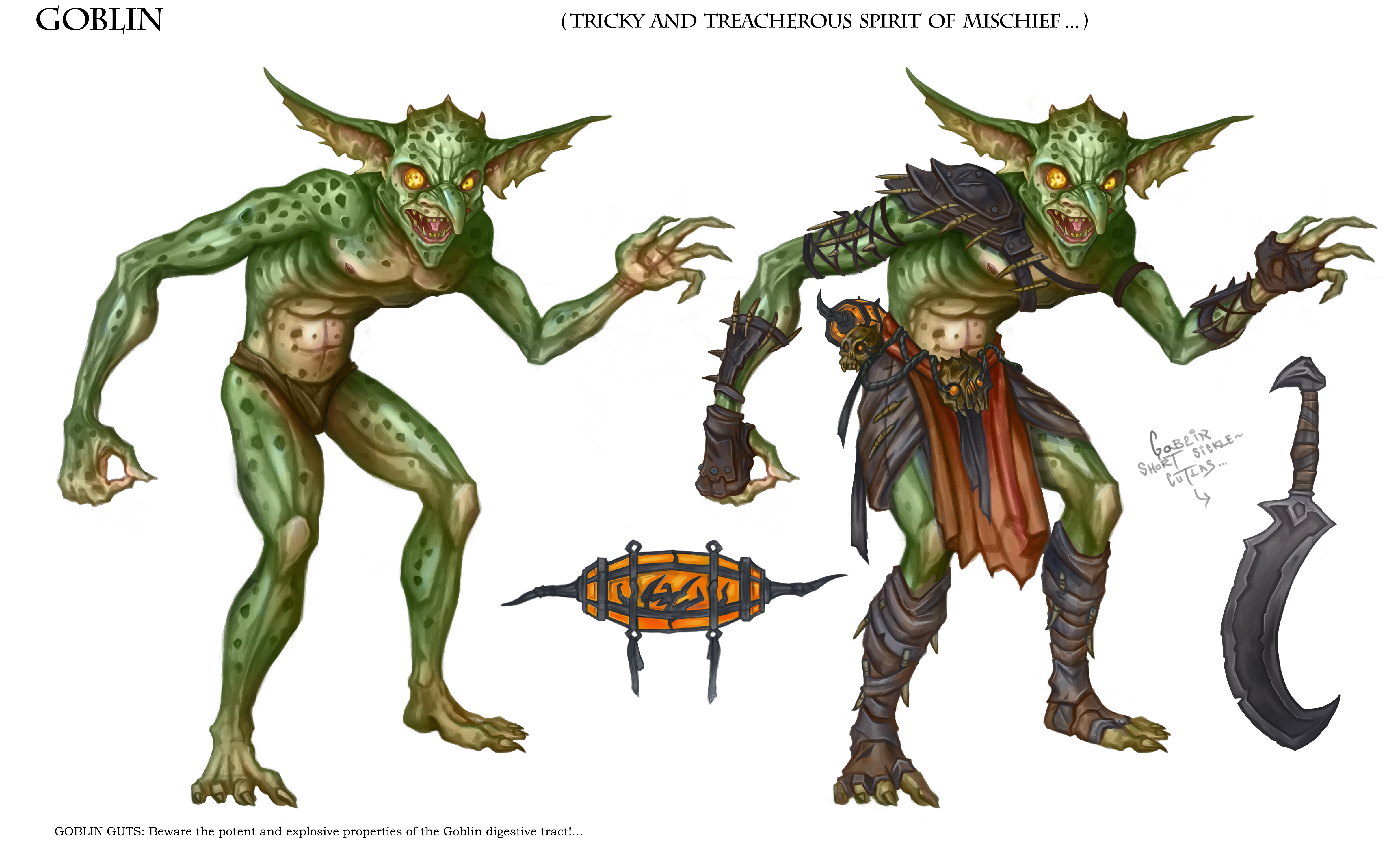 2023-Sep 25: concept art for Goblin NPC