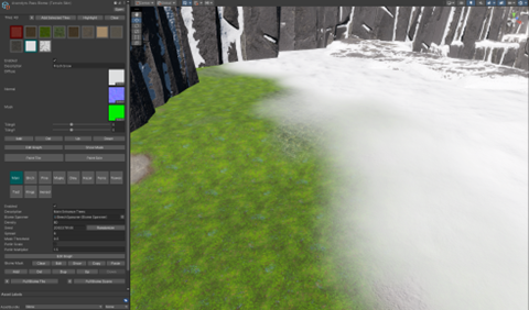 2022-Dec 22: Showing extra snow layers added and start of blending into Hanggore biome